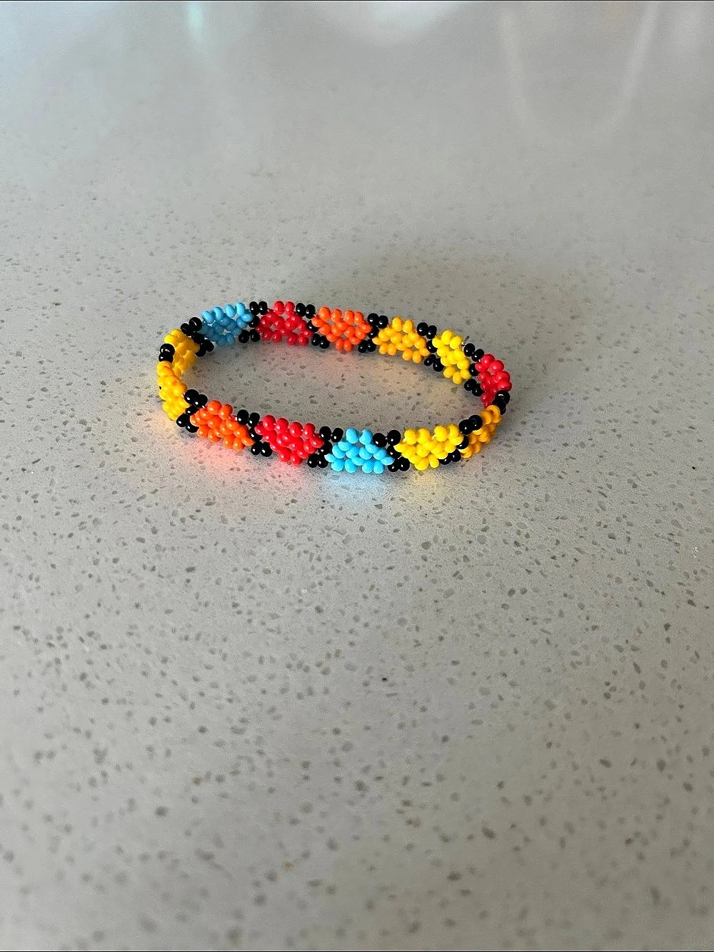 Multicolor Beaded Bracelet - handmade from Amazon tribe